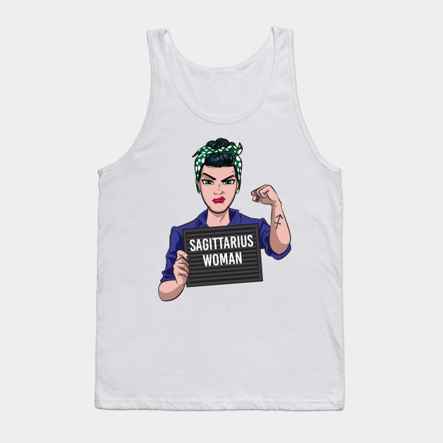 Sagittarius Woman Tank Top by Surta Comigo